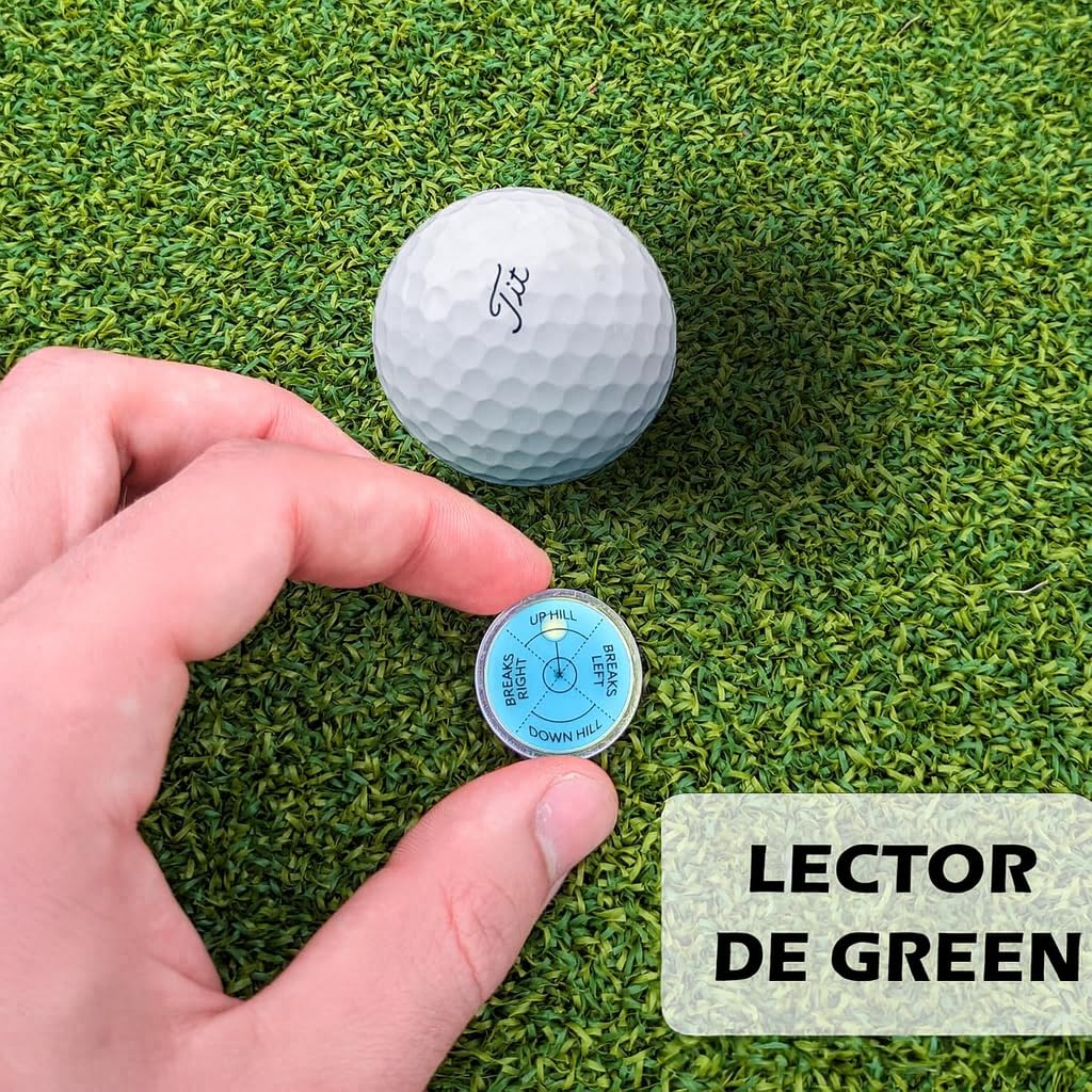 Fraser Fitness Marcador de golf de alta precisión con nivel de burbuja