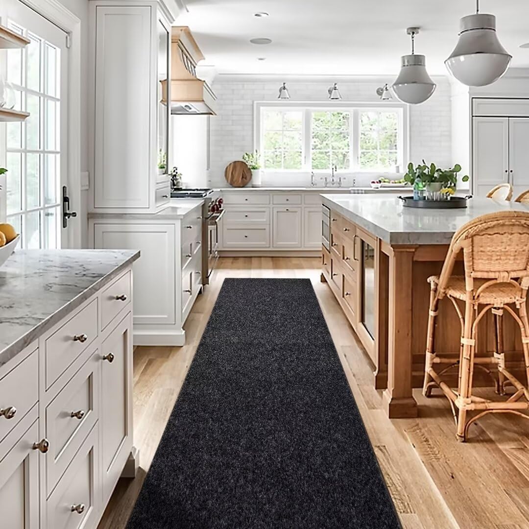 Runner Rug 2'x4'Indoor Outdoor Utility Carpet,Area Rugs with Non Slip Rubber Backing for Hallway Kitchen Entryway Balcony Garage Stair Laundry Room