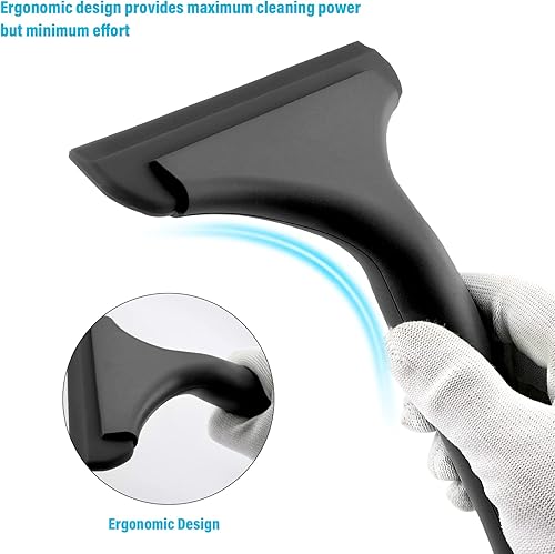 Miniatura 2 de Gomake Pequeña escobilla de goma de silicona para ventana, escobilla de agua automática para parabrisas de automóvil, ventana, espejo, puerta de