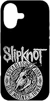 Vista 1 de Funda negra oficial de Slipknot Goat Flames para iPhone 17