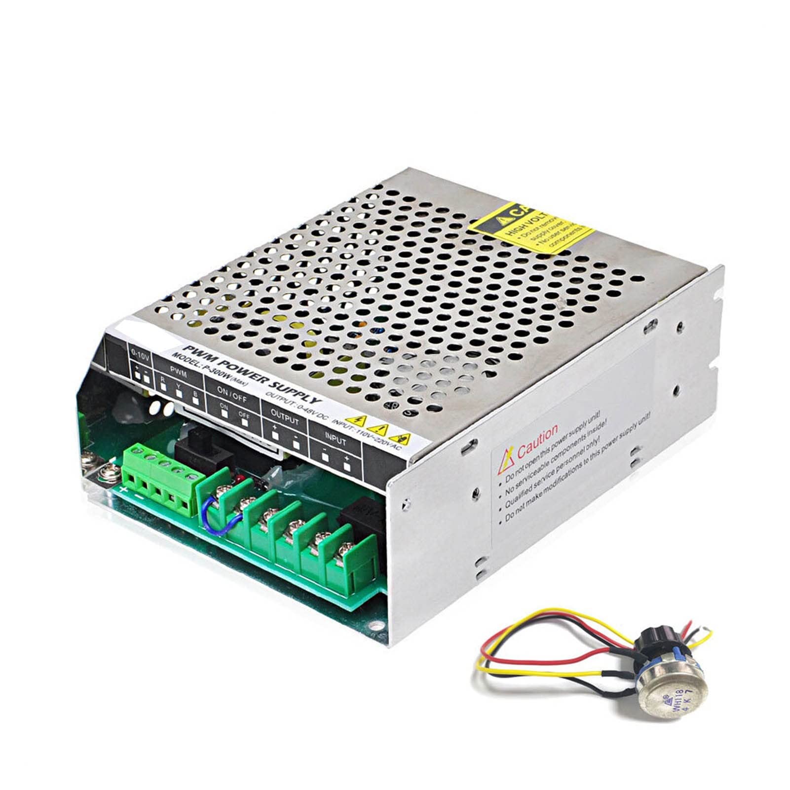 WWART CNC Spindle DC Spindle Power Supply 220/110 with Speed Control Ma-ch3 CNC Adjustable Switching Power Supply for Spindle Motor for Engraving Milling Machine