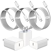 Vista 9 de Cargador rápido para iPhone 17/16/15, carga rápida extra larga de 10 pies, paquete de 3 bloques USB-C a USB C, cable de carga rápida para iPhone