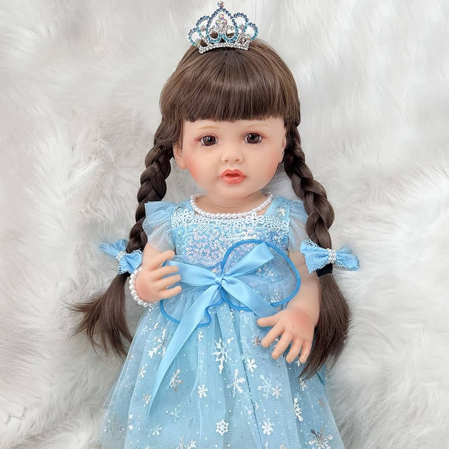 Amazon | ライフライクドールリボーンドール子供用長いまつげヘア三つ