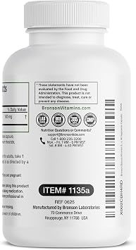 Bronson Bacopa Monnieri Extract 500 mg - Promotes Mental Clarity and Brain Function - Non GMO, 90 Vegetarian Capsules
