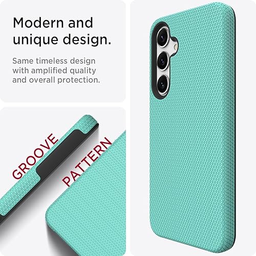 Miniatura 10 de Miimall Funda delgada para Samsung Galaxy S24 mate, doble capa de policarbonato resistente y TPU 10 pies a prueba de caídas militares antideslizante