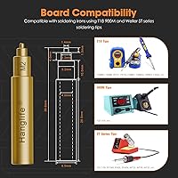 Vista 4 de HANGLIFE M2 Insertos Roscados de Ajuste Térmico con Punta de Inserción, Inserto de Juego de Calor para Componentes de Impresión 3D y Piezas