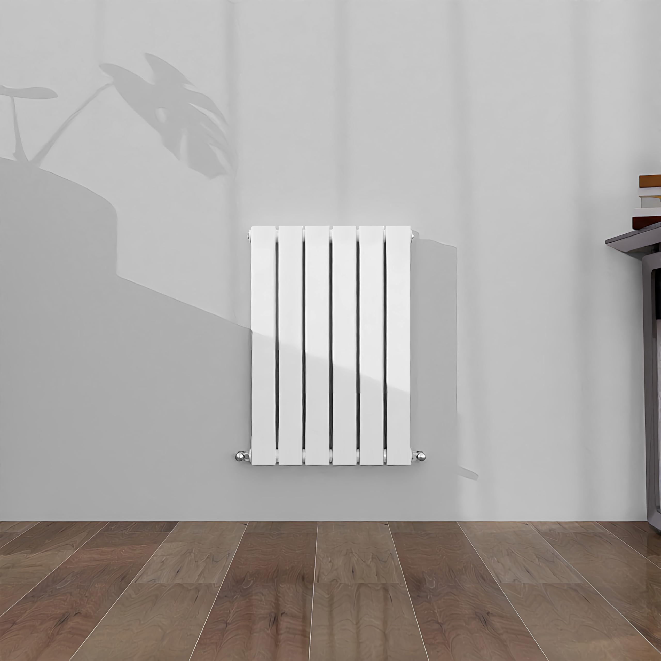 SLINE SANITARY 600x408mm Horizontal Radiator White Double Modern Flat Panel Central Heating Radiator