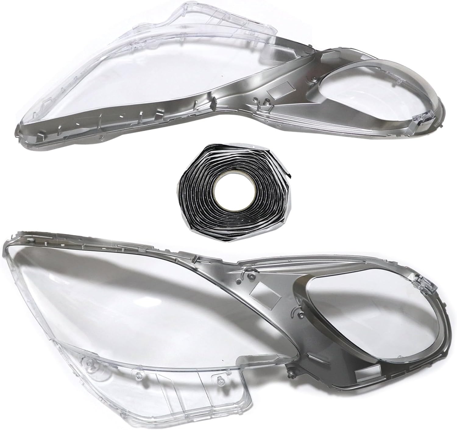 FZJDSD Headlight Lens Cover Shell Clear Glass Compatible with Lexus GS300 350 450h 2004-2011