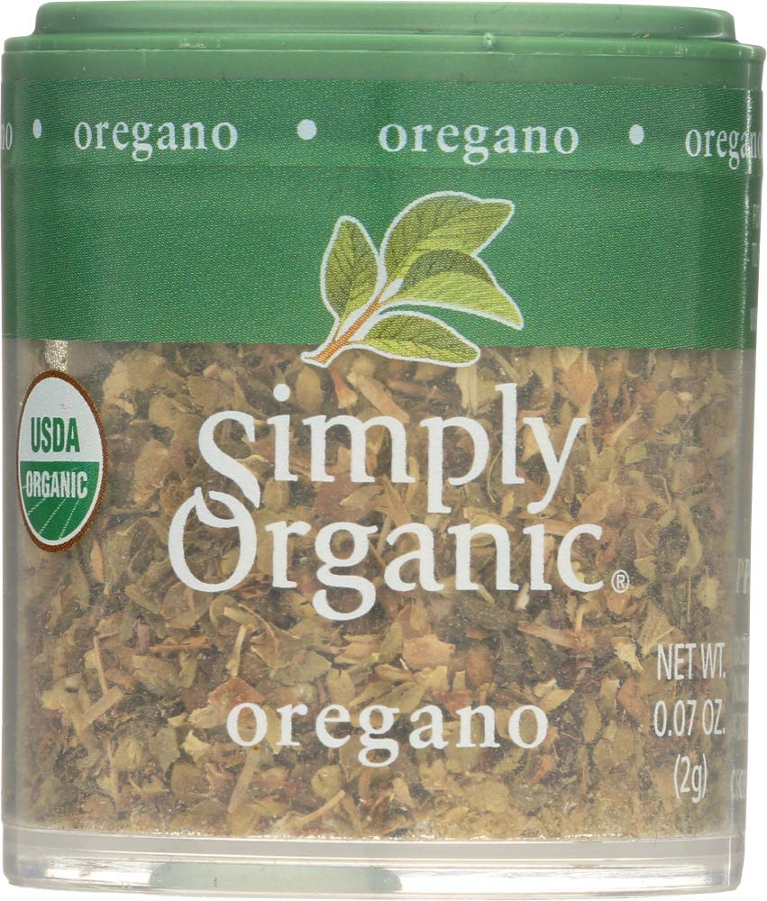 Simply Organic Oregano Leaf, Cut & Sifted, Certified Organic | 0.07 oz | Pack of 2 | Origanum onites