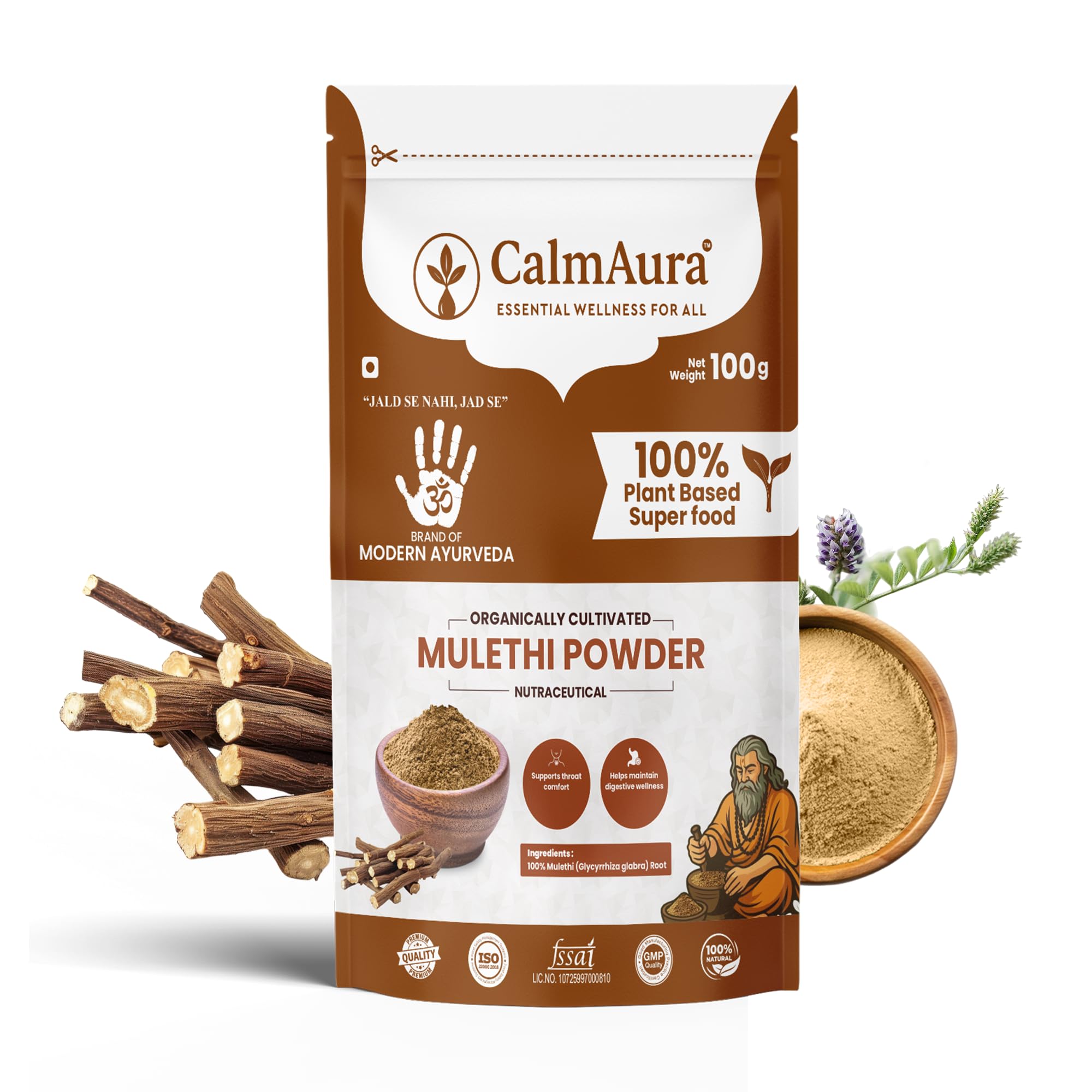 CalmAura Stevia Leaf Powder 100% Natural Zero Calorie Sweetener | Herbal Sugar Substitute for Diabetic & Weight Management | Plant Based Organic Stevia rebaudiana | Sugar Free Healthy Alternative — Amazon image 25