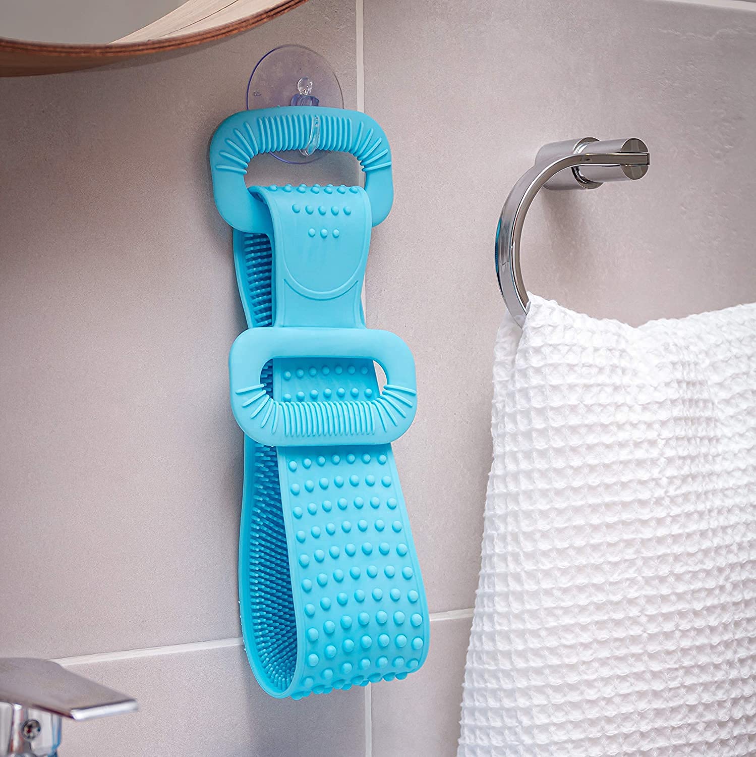 Silicone Back Scrubber for Shower, Back Scrubber for Shower, Back Scrubber, Silicone Body Brush, Back Washer for Shower, Silicone Bath Body Brush, Back Scrubber for Shower for Men & Women Exfoliating : Beauty & Personal Care