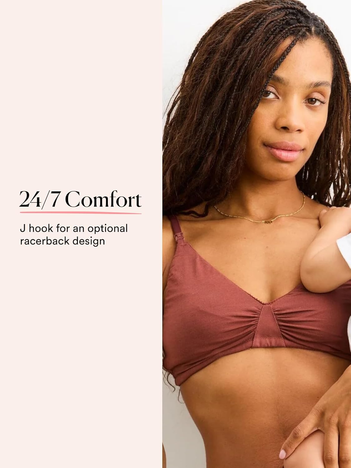 HATCH The Everyday Nursing Bra, Wireless with Clip-Down Design for Breastfeeding, Plus Adjustable Straps for Ultra-Comfort - Image 3
