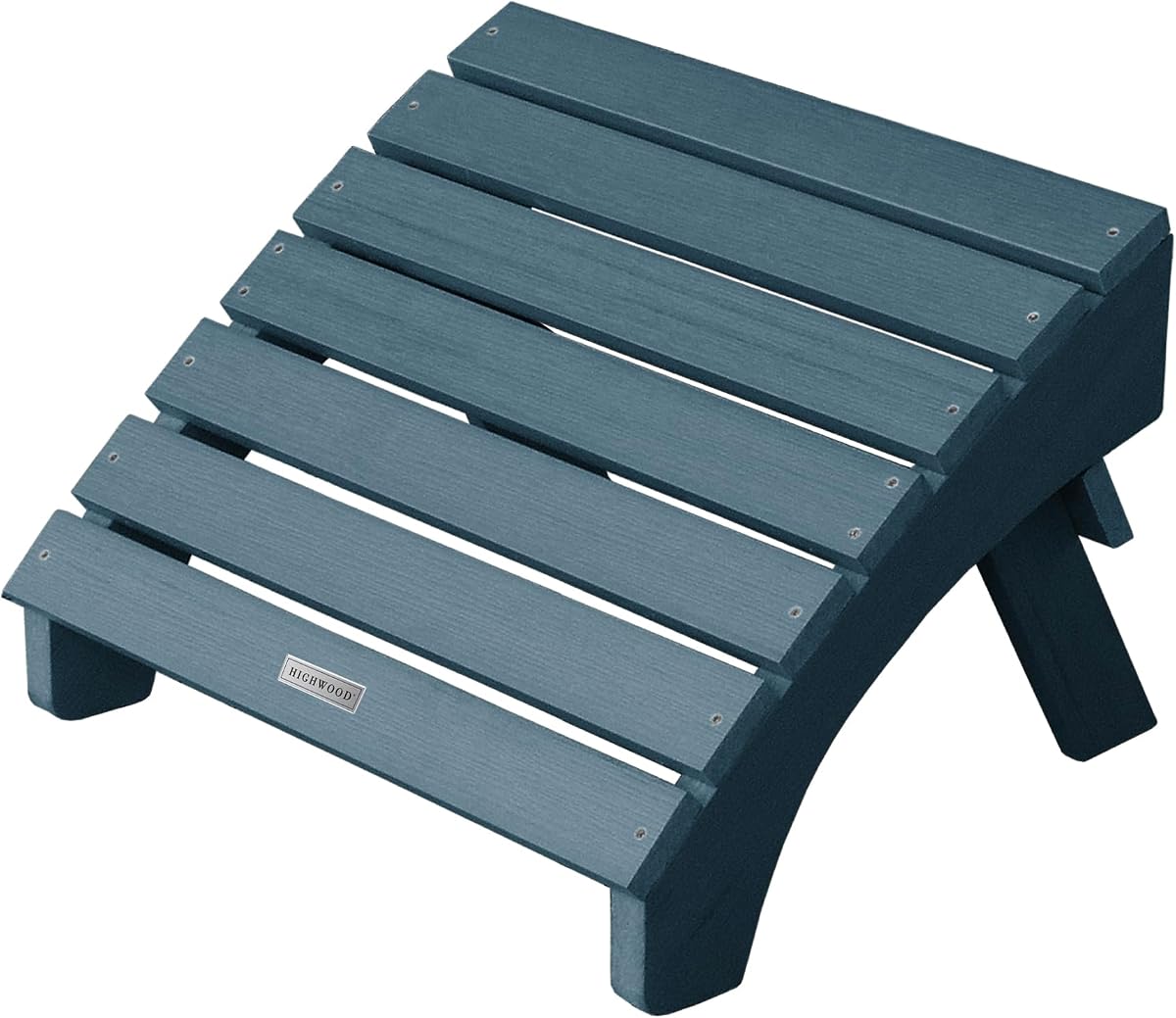 highwood AD-OTL1-NBE Adirondack Folding Ottoman, Nantucket Blue
