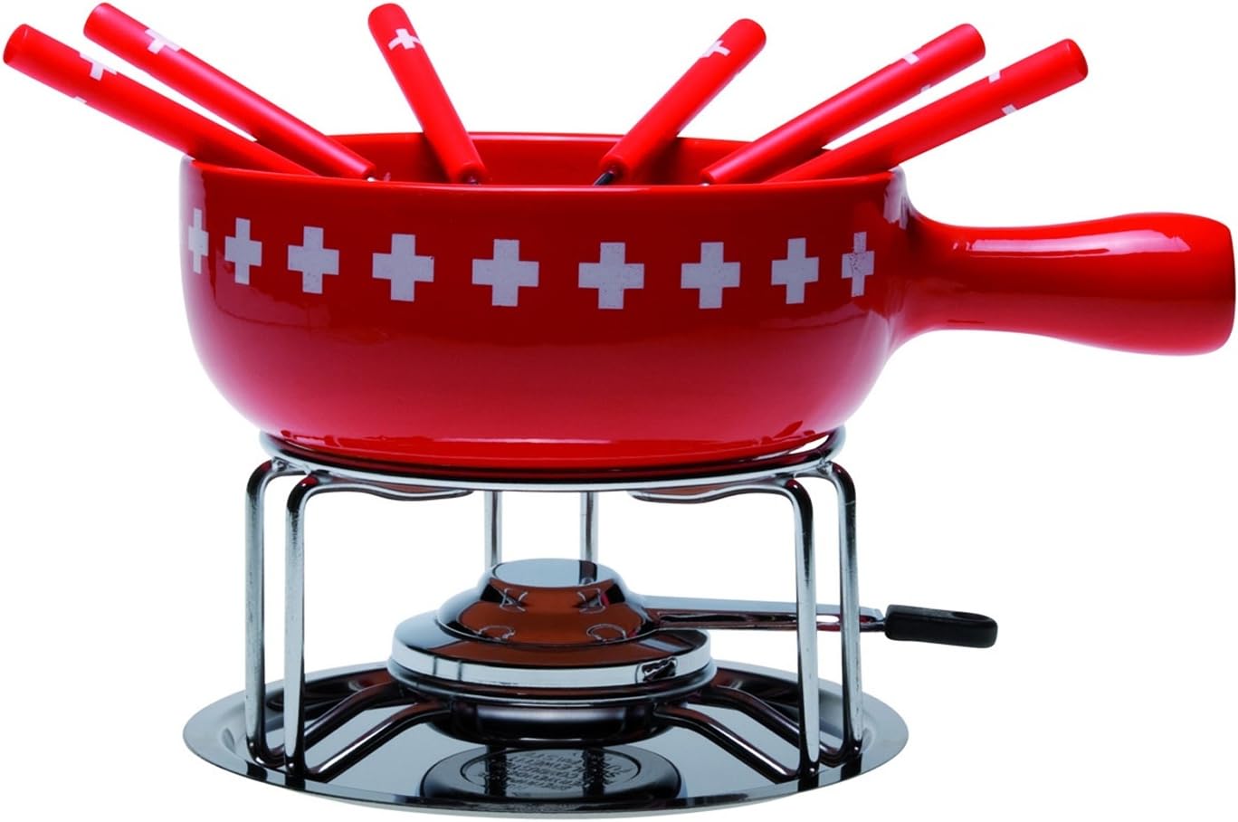 Trisa Fondue Set Red/Black