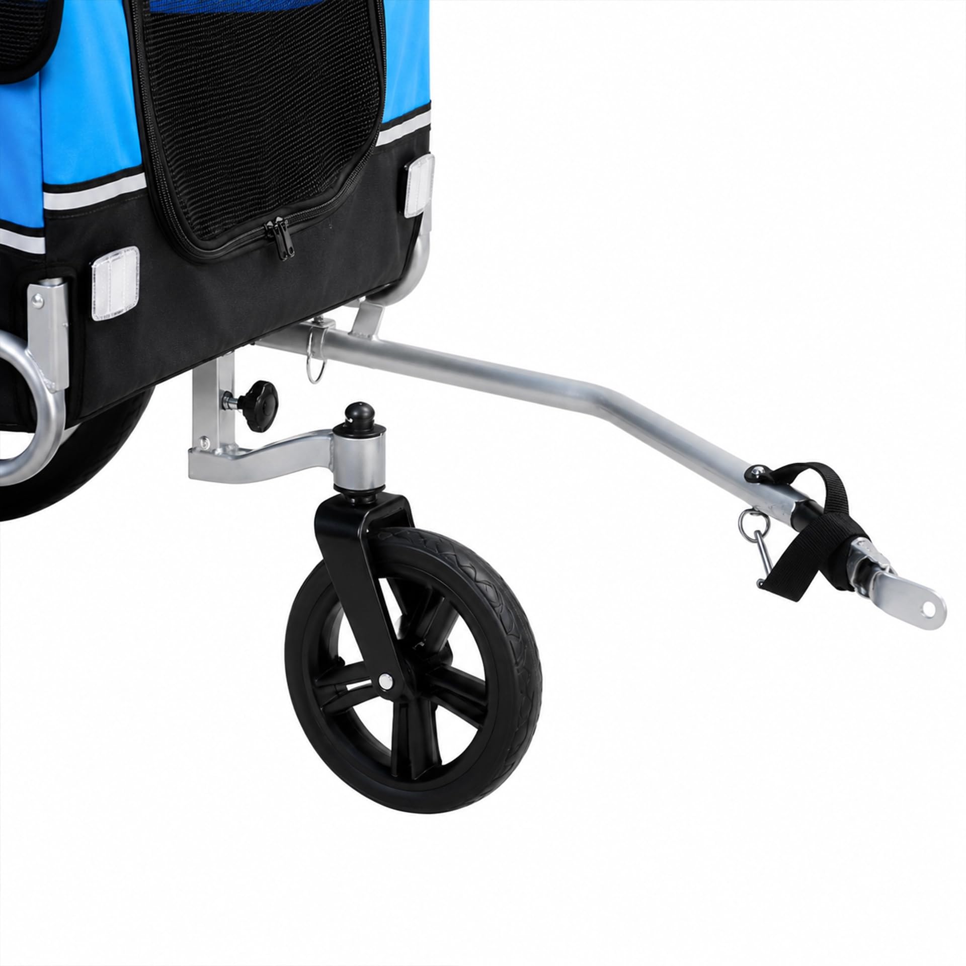 2 in 1 Hundebuggy & Hunde-Fahrradanhänger in Blau