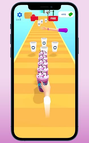 Coffee Stack Makeover Rush : Jeu de course, d'empilement de tasses, d'art et de décoration – vue 5