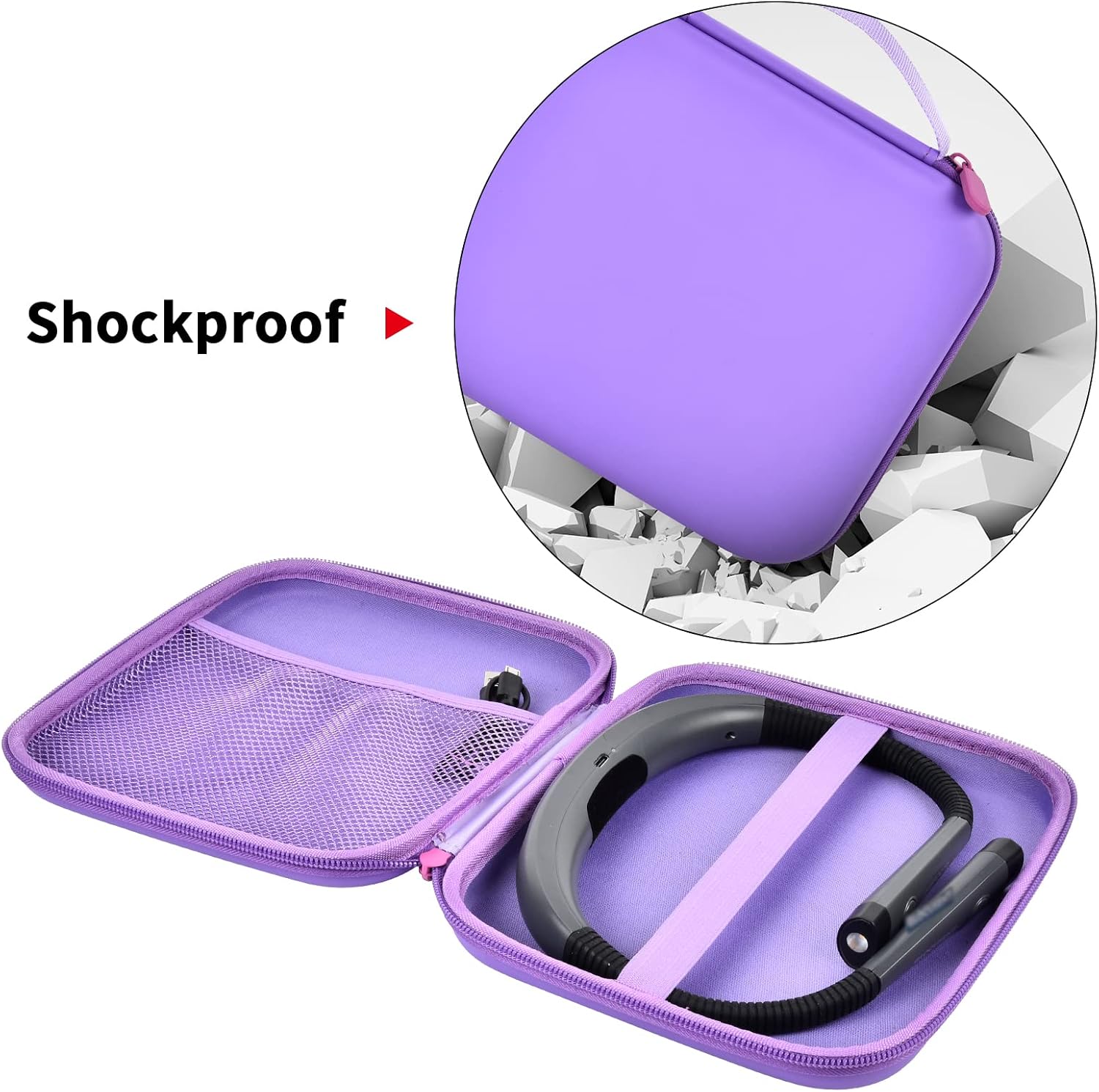 GWCASE Hard Carrying Case for Glocusent for Vekkia LED Neck Reading Lights image 4
