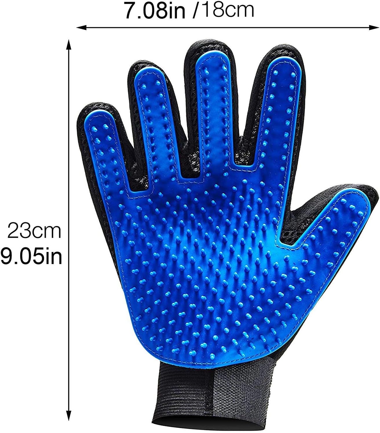 Rexinchen- Upgraded pet Grooming Gloves, Advanced Cleaning Gloves, can Easily and Easily Groom Long, Short/Curly Fur Cats, Dogs, Rabbits and Horses- 1 Pair : Pet Supplies