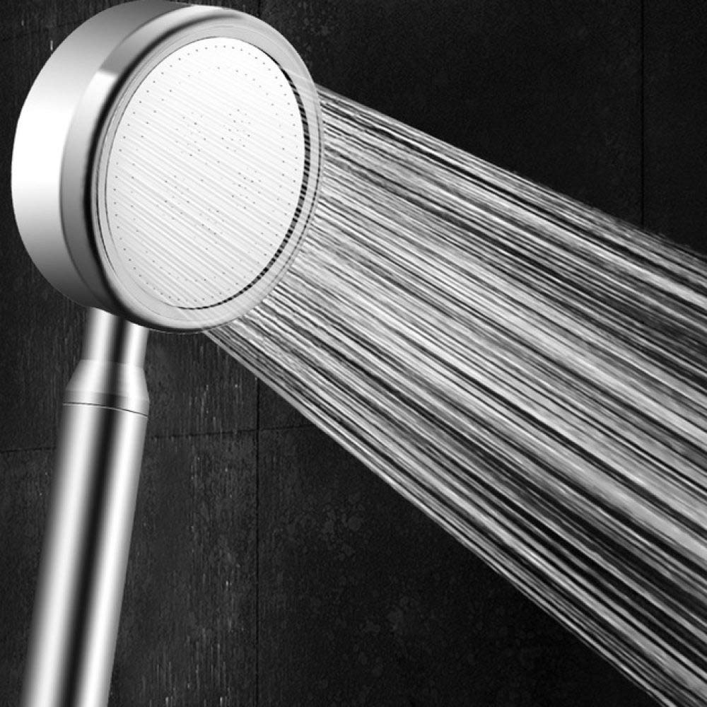 Pommeau de douche anti manque de pression jet pluie economique en aluminium technique