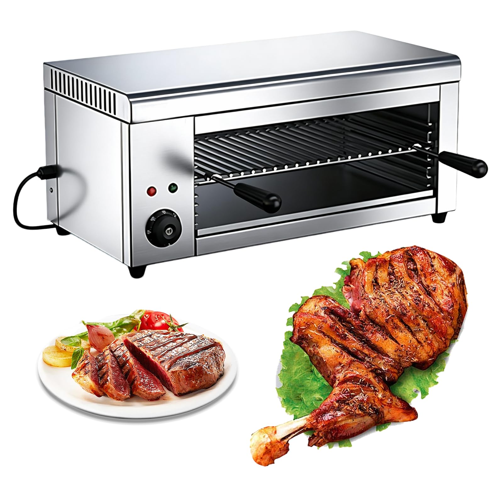 Elektryczny grill/topielnik do sera 2000W z piekarnikiem