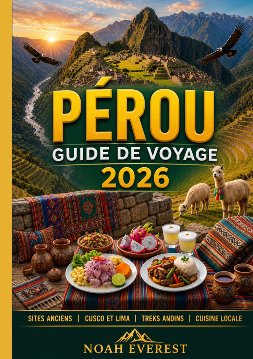 PÉROU GUIDE DE VOYAGE 2026: Votre guide complet du Machu Picchu, l'Amazonie, la Vallée Sacrée, le lac Titicaca et au-delà.