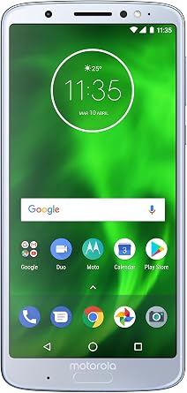 Motorola Moto G6 Plus   5.9 Inch Full HD+ Smartphone Android 8.0 Oreo, 4 GB, Dual Camera 12 MP and 5 MP, Dual Autofocus Pixels, TurboPower, Qualcomm Snapdragon 630, Silver Nimbus