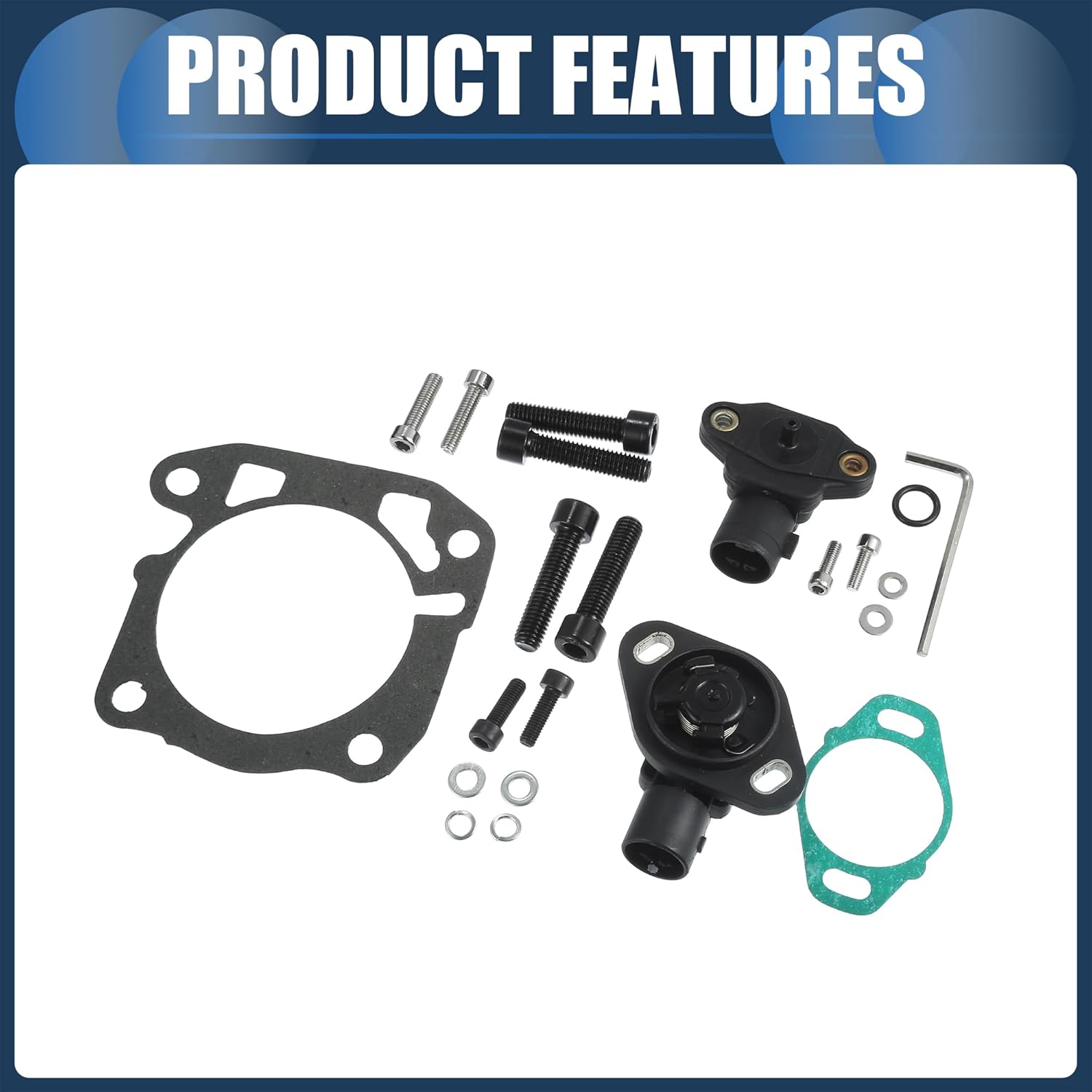 Throttle Body Assembly, 70mm Throttle Body Actuator for Car Aluminum Alloy Silver Tone, 1 Set