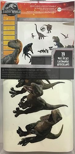 Miniatura 5 de Jurassic World RoomMates, RMK3798SCS - Calcomanías de pared para despegar y pegar Fallen Kingdom