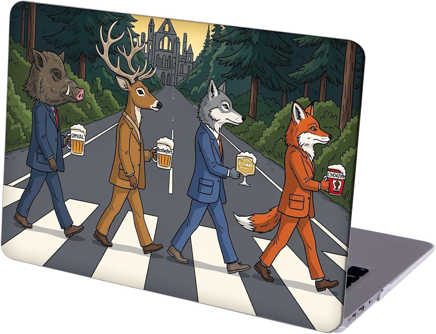 Compatible with MacBook Neo 13-inch, Hard Shell Case with Keyboard Cover and Screen Protector (A3404 A18 Pro chip, 2026 Release) - Wolf and Fox MC21789
