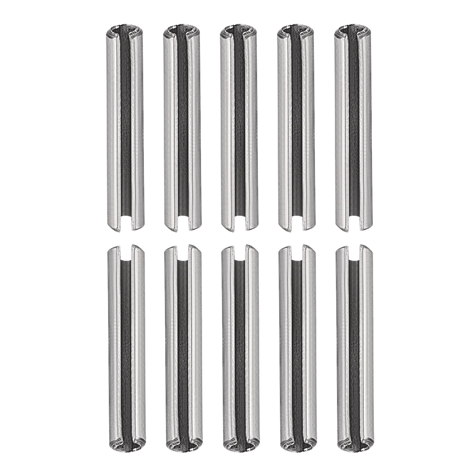 DTGN 2mmx12mm(DxL) Slotted Spring Pin, 50Pack, Good for Home Machine Fastener