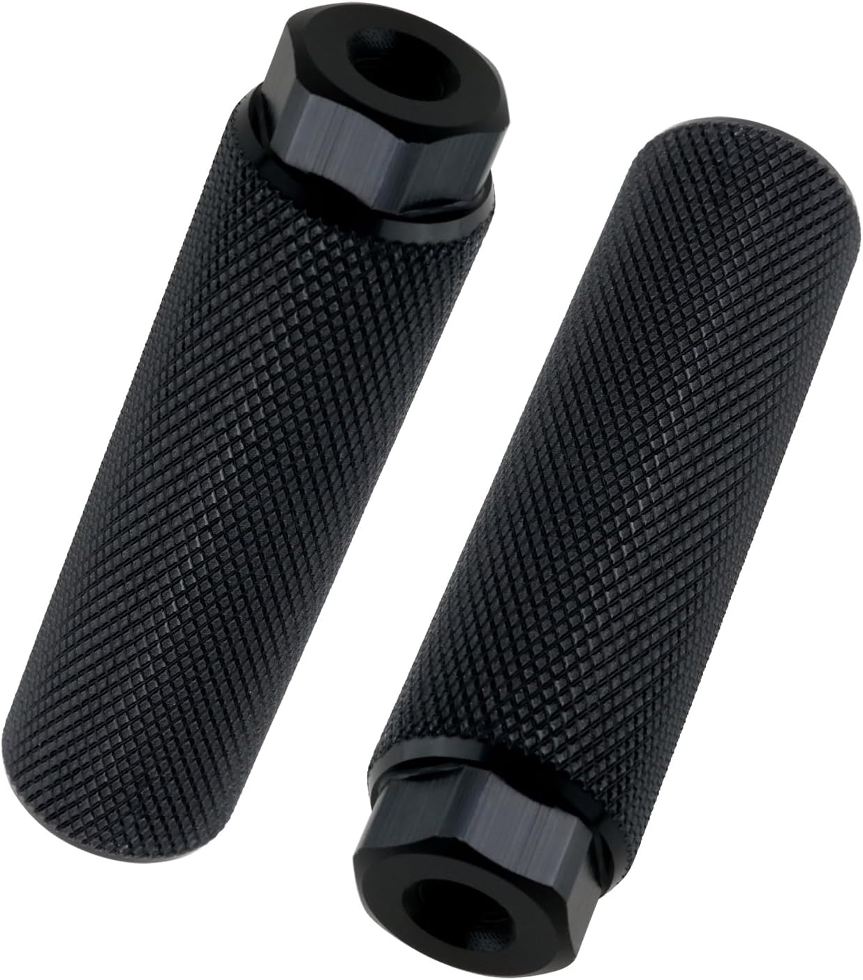 1Pair Aluminum Alloy Bicycle Pegs Bike Pegs Stand Anti Slip Pedal Pins 3/8 Inch Axle for Mountain and Road Bikes Black
