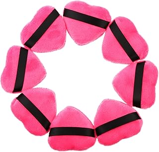 GALPADA 8pcs Heart Shape Makeup Powder Puff F...