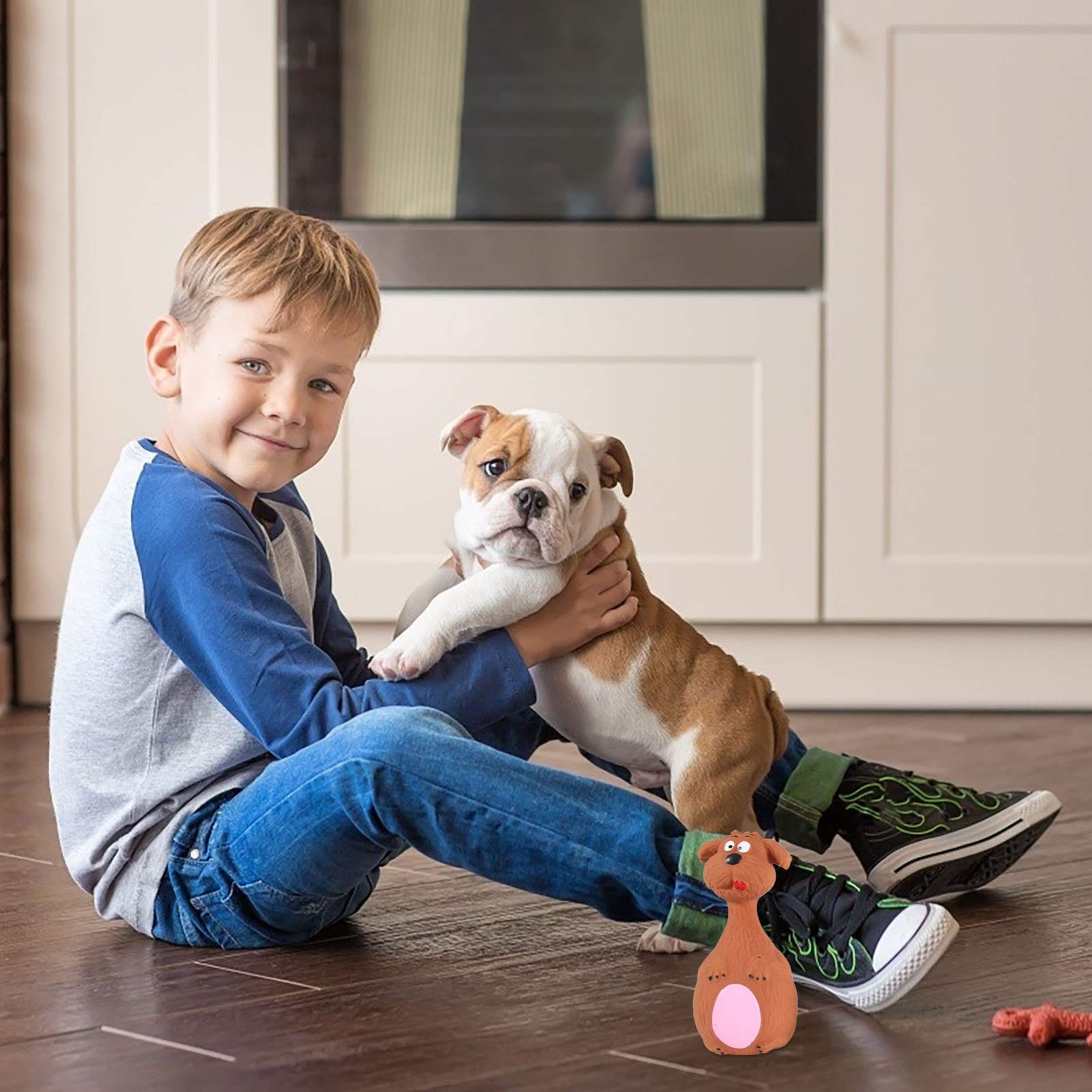 INOOMP 6pezzi Giocattoli Squeaky Per Giocattoli Interattivi Per Masticare e Resistente Per e