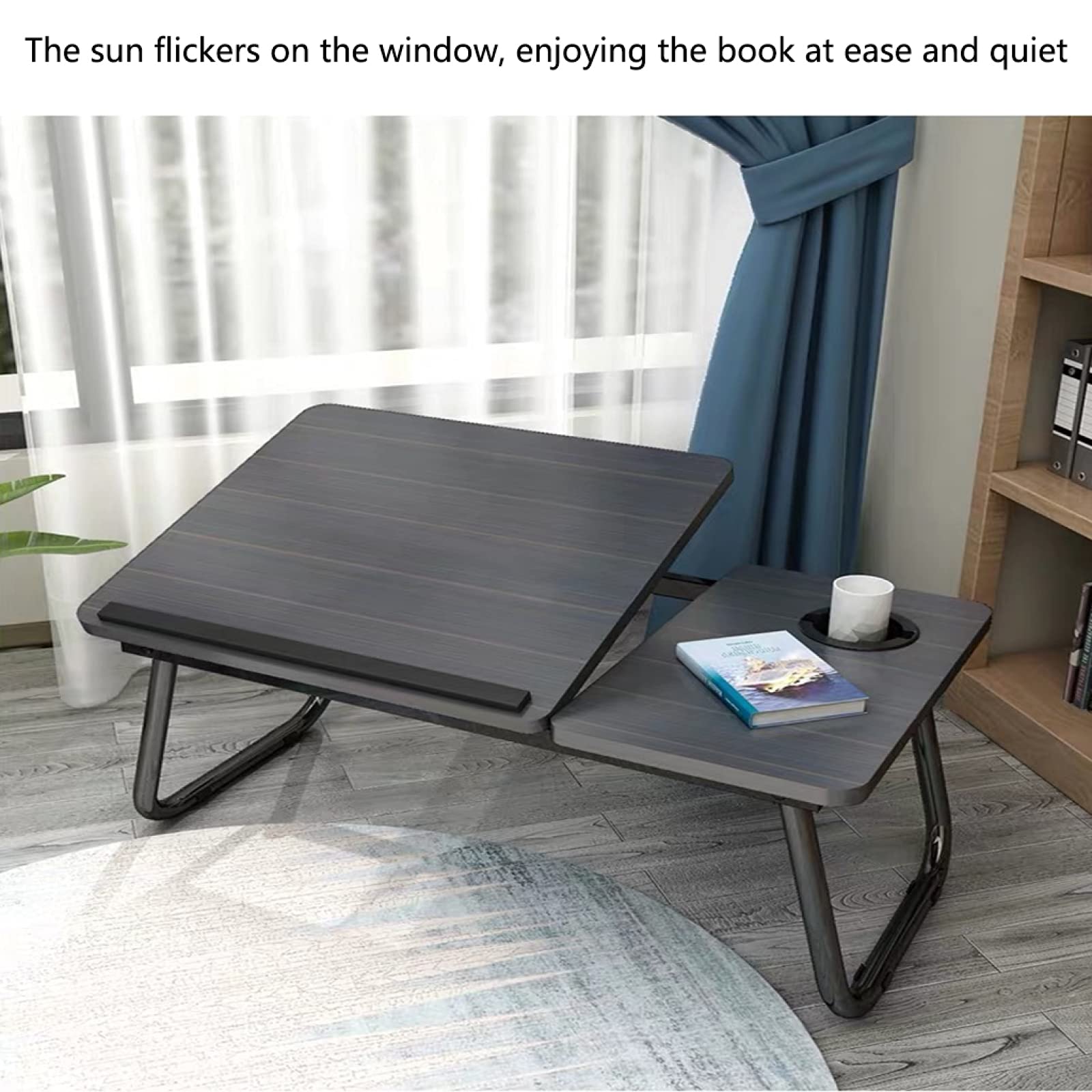 Laptop-Schreibtisch Für Bett & Couch – Klappbar, Mit Getränkehalter, Ideal Für Home Office