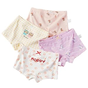 Little Girls Soft Underwear Toddler Kids Breathable Comfort Panties