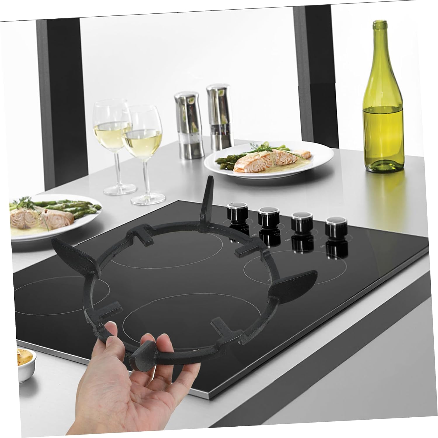 ABOOFAN Non-slip Pot Rack Cooking Accessories Stove Wok Ring Gas Stove Pot Rack