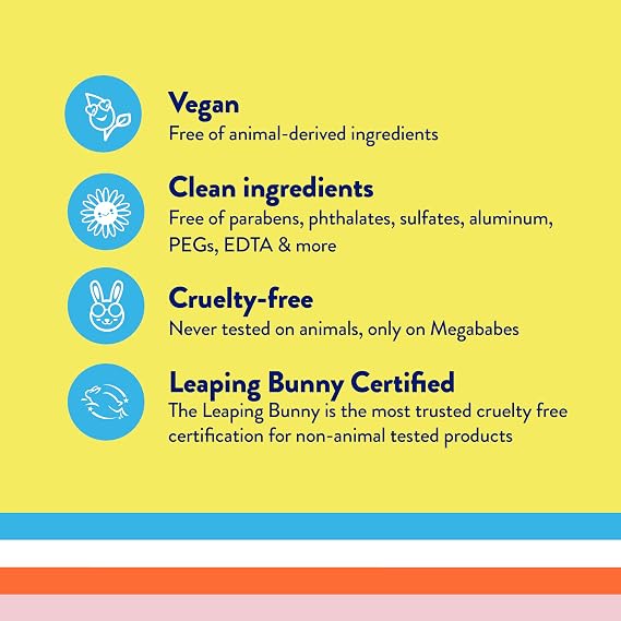 Megababe Squeaky Clean Spray Hand Sanitizer 2 oz - 3 Pack
