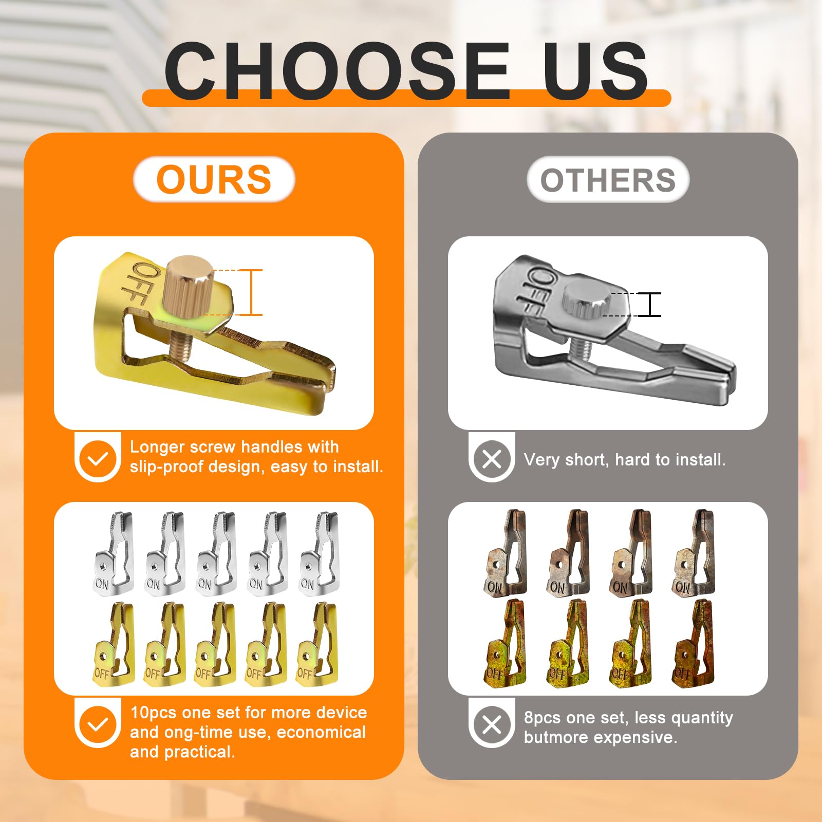 Dreyoo 8-Piece Pool Timer Trippers Kit - Replacement On/Off Clips Compatible With T100 Series & 156T1978A Timers