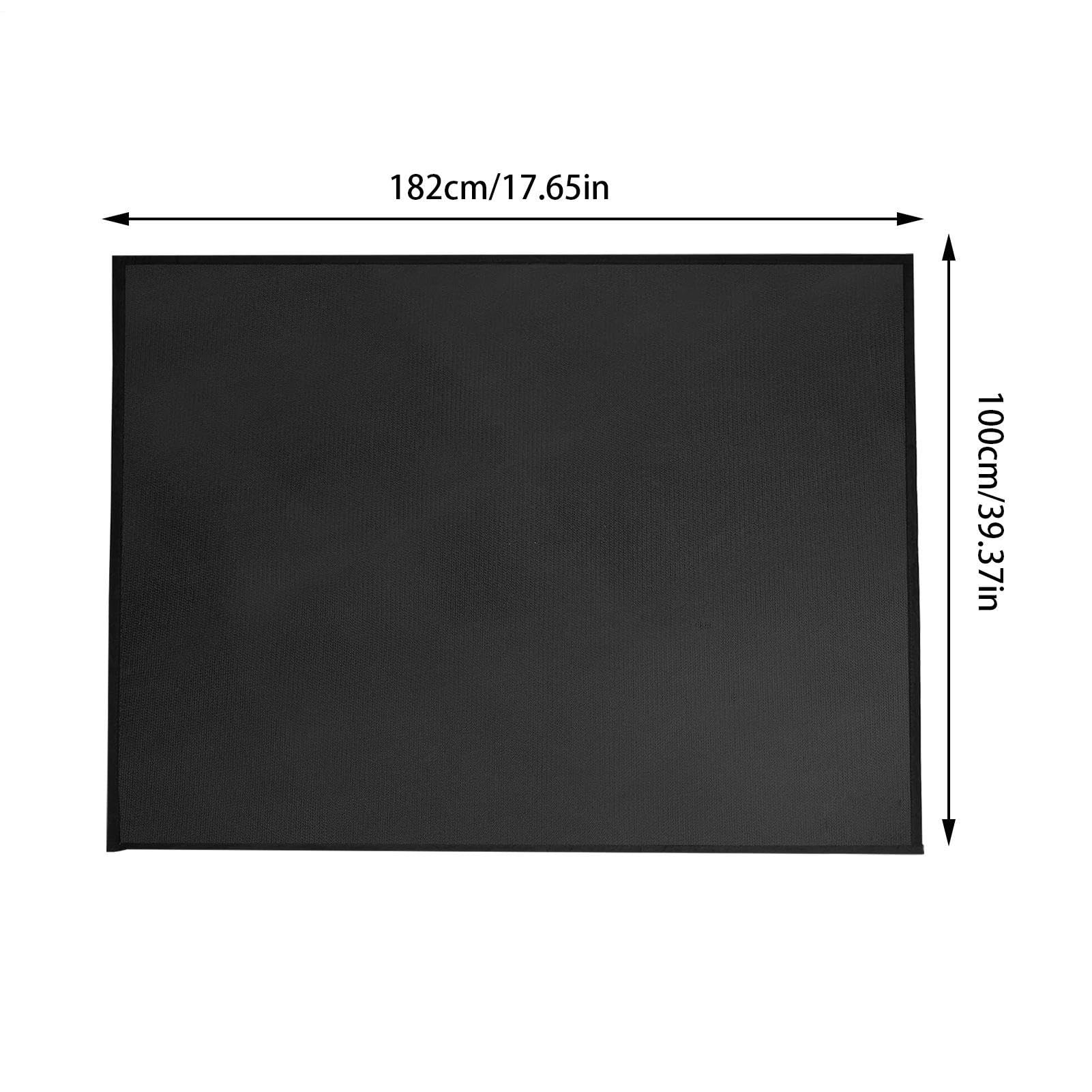 Alfombrilla Bajo Parrilla Protector Antideslizante Resistente Al Calor | Resistente Al Calor, Portátil, Antideslizante, Fácil Limpieza Para Exteriores, Jardín, Reuniones y Cocina Segura