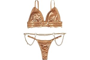 Elegant 3-Piece Lingerie Set with Dazzling Lace Accents