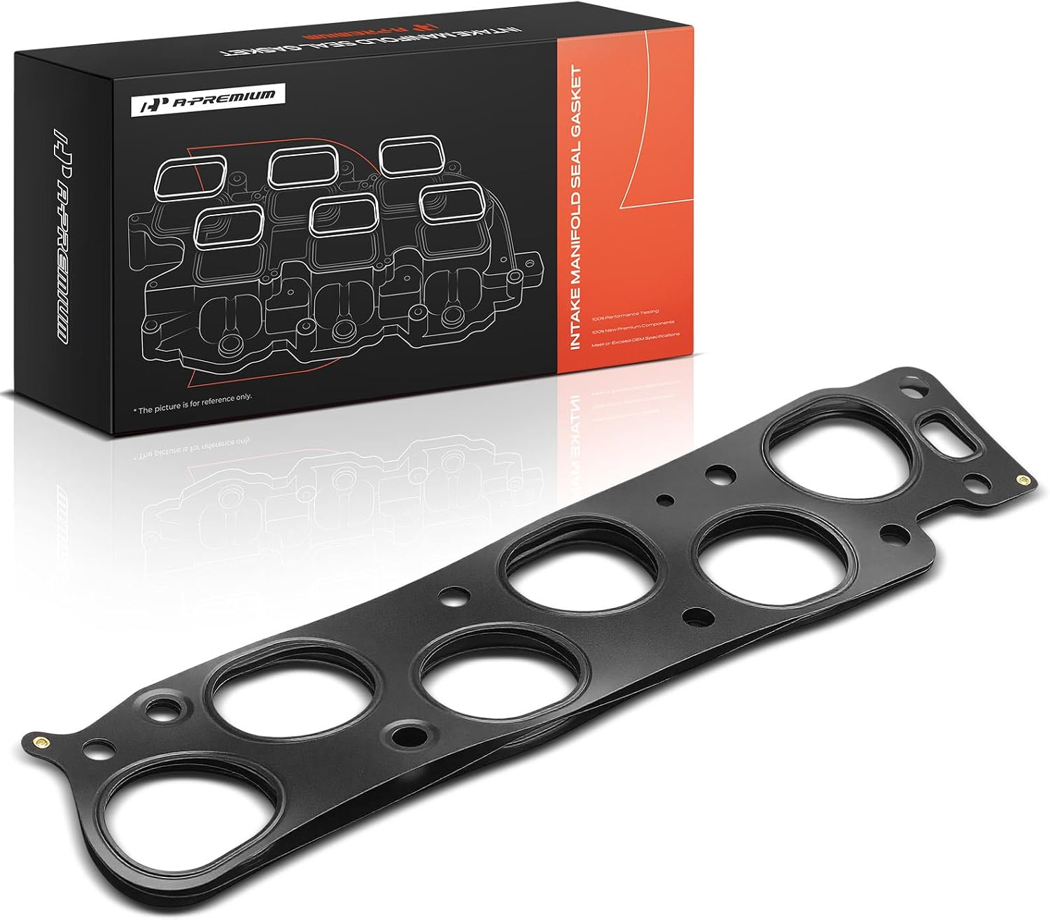 A-Premium Upper Fuel Injection Plenum Gasket Set Compatible with Honda