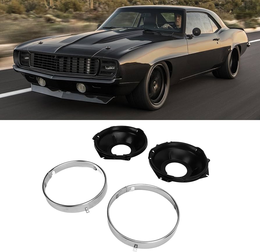 1969 camaro ss ヘッドライトハウジング ヘッドライトメクラカバー 1969 camaro ss ヘッドライトハウジング ヘッドライトメクラ