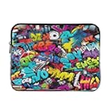 Nander Cool Graffiti Laptop Sleeve Bag Compatible,Soft & Impact Resistant Protective Case,Portable Briefcases Notebook Carrying Cover for 13-14in
