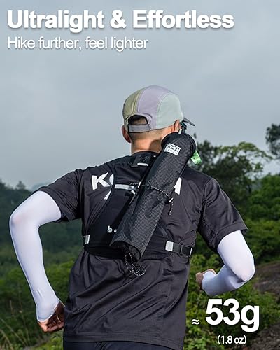 Miniatura 5 de Bolsa de transporte para bastones de senderismo, impermeable y ligera, bolsa de almacenamiento portátil para bastones de senderismo, adecuada para