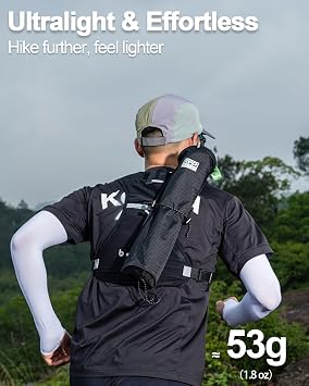 Trekking Poles Carry Bag, Waterproof & Lightweight Hiking Poles Storage Bag, Portable Storage Bag for Trekking Poles, Suitable for Running Hydration Vest & Backpacks
