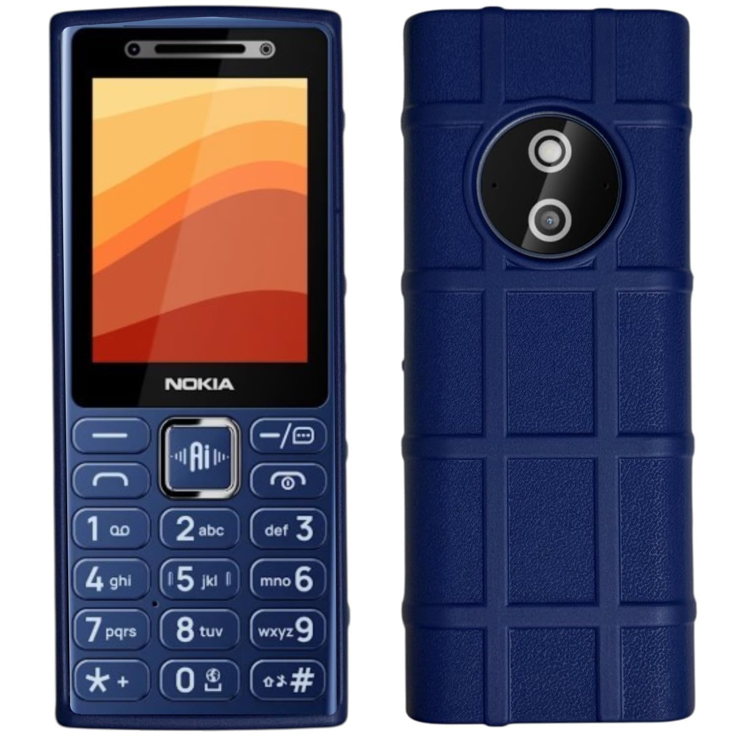 ZAOMA Premium Back Cover Case TPU Compatible for Nokia 210 4G DS (Dual SIM) Model No. : TA-1789 Keypad Mobile Feature Phone Rugged Case-image-36