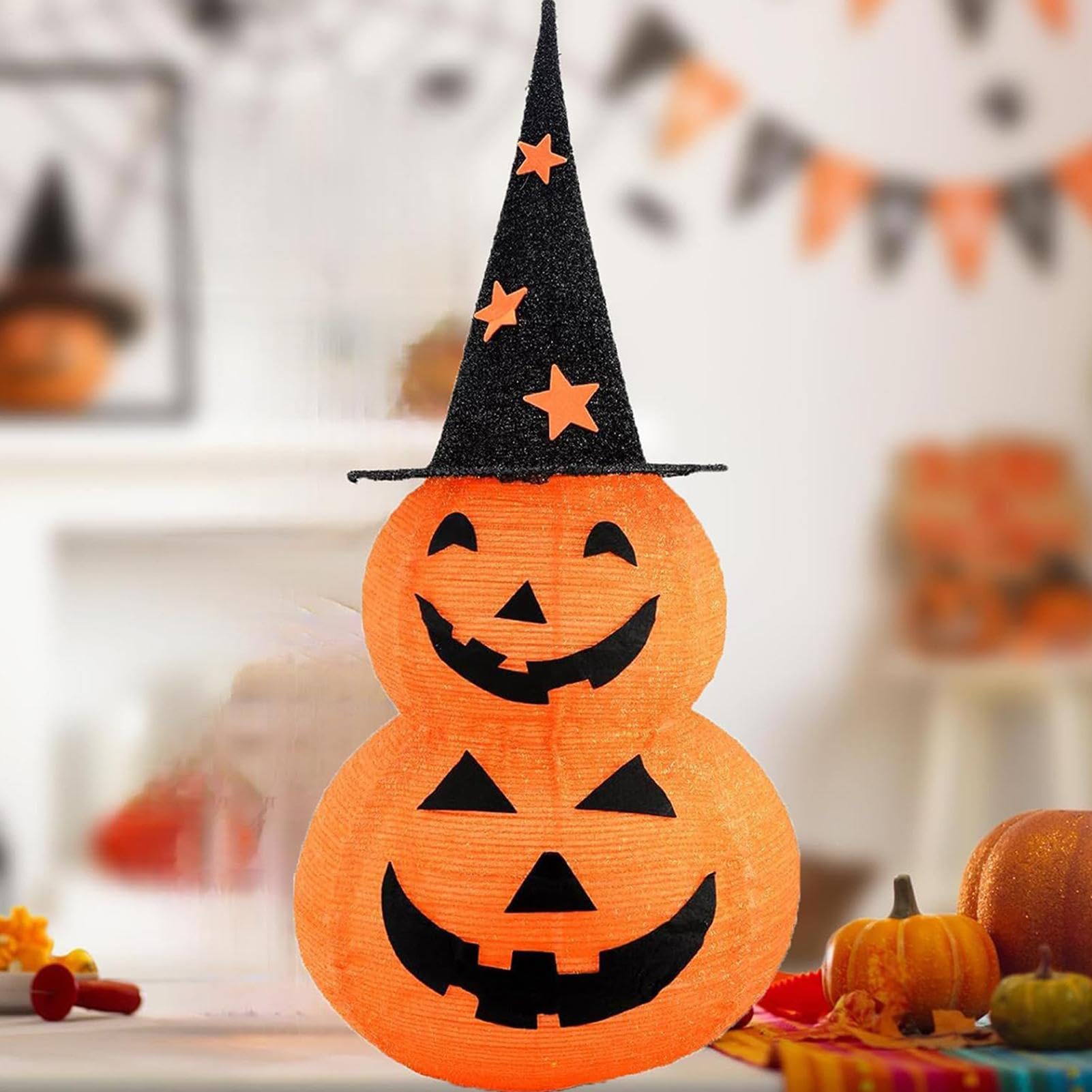 Świecące Dynie Zewnętrzne Halloweenowa Dekoracja Ogrodowa Na Baterie | Świąteczna Dekoracja Ogrodowa Dla Właścicieli Domów, Najemców, Do Domu, Mieszkania, Akademika, Salonu, Sypialni, Balkonu,