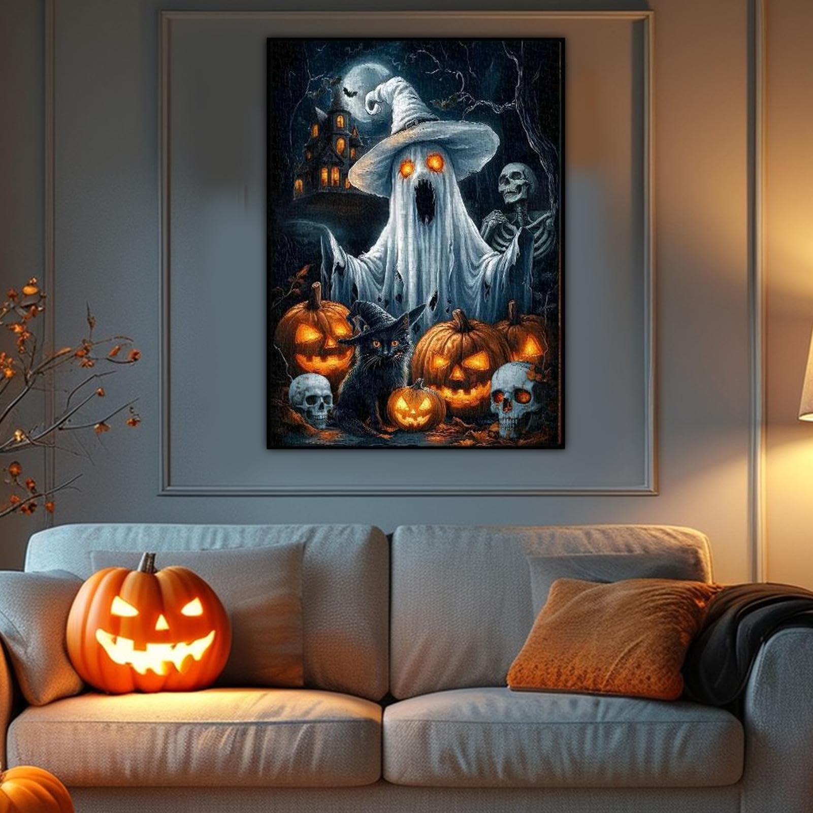 Puzzle Fantasma 1000 Pezzi, di Incastro di Halloween Impegnativo