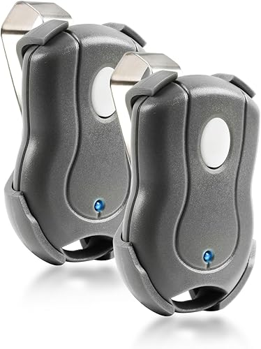 2 controles remotos Garage Outlet para puerta de garaje con visor 1btn para Geni