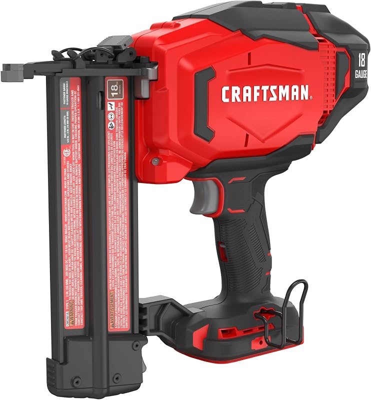 Clavadora Brad CRAFTSMAN V20, 18GA, inalámbrica, solo herramienta básica (CMCN618B)